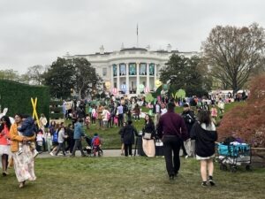 Visite de la Maison Blanche à Pâques