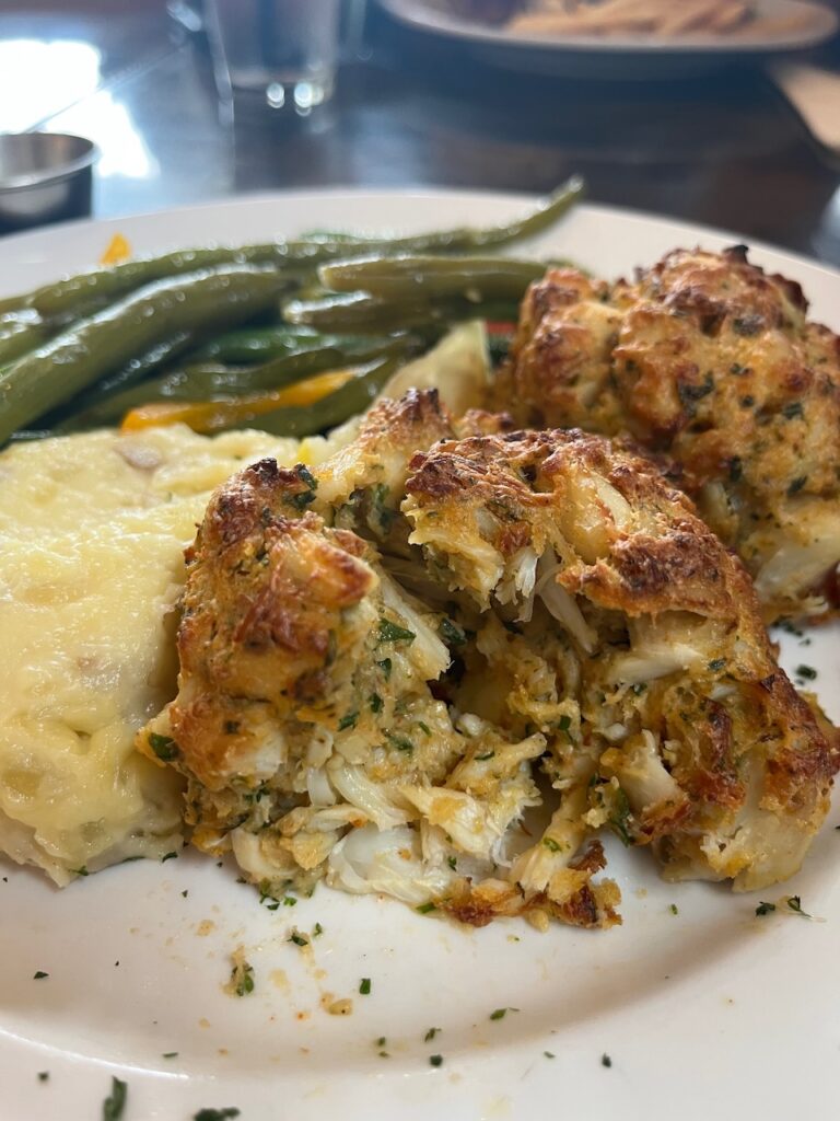 galettes de crabe du Maryland