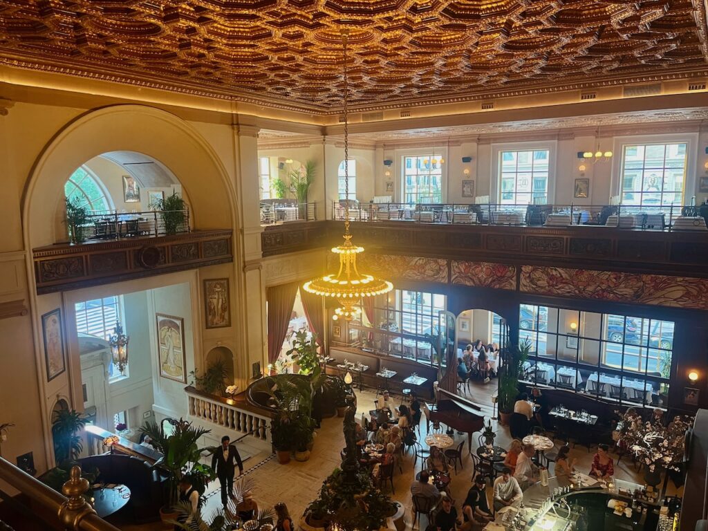 Manger avec une belle vue Washington