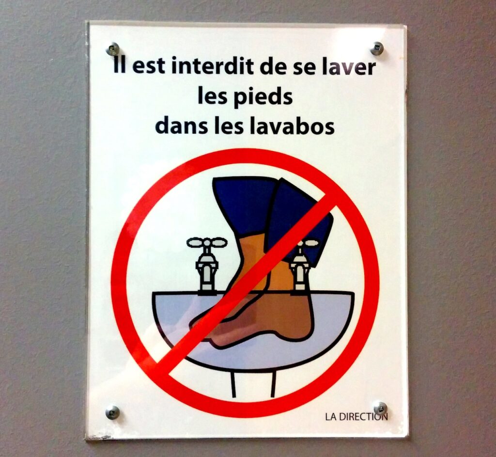 toilette publique USA