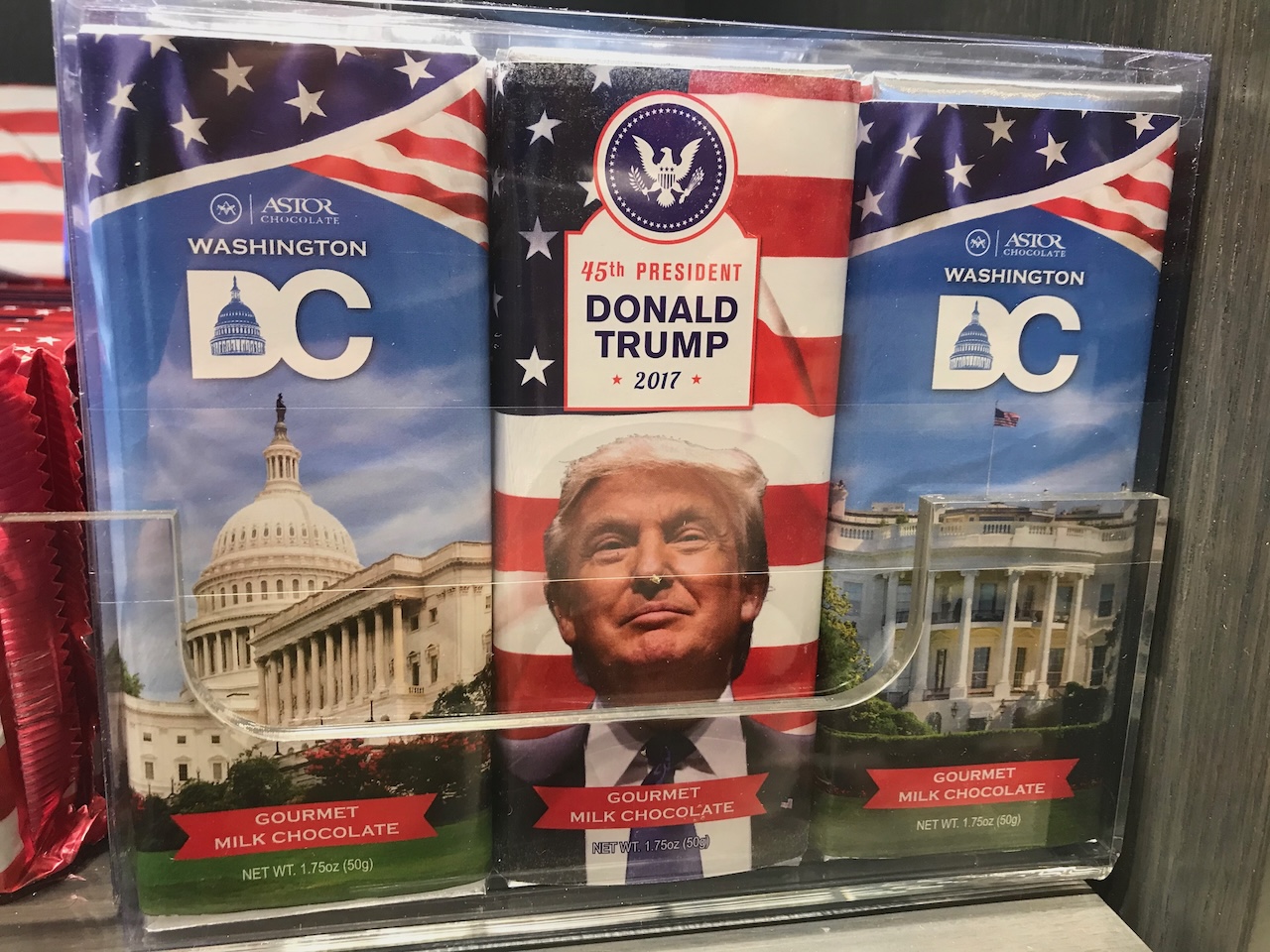 Souvenir en chocolat DONALD TRUMP