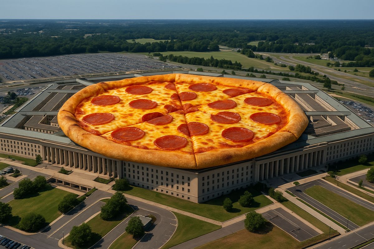 Pentagon Pizza Index