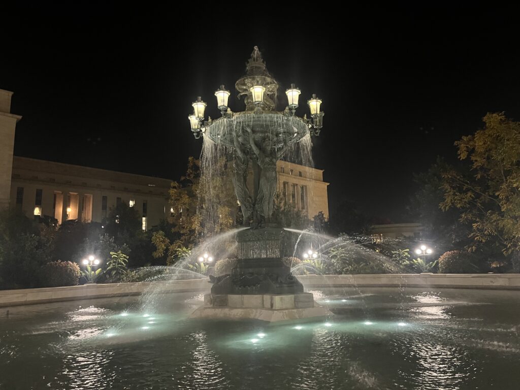 La fontaine Bartholdi Washington DC