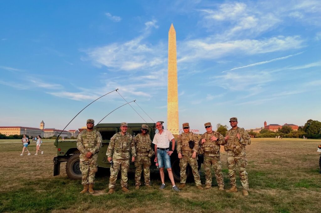 Photo souvenir national guard