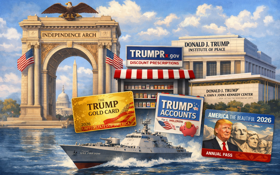 Quand un président met son nom partout